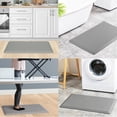 thumbnail image 4 of Xmushyra Kitchen Mat for Floor, Cushioned Anti Fatigue Gray Kitchen Mat, Non Slip Waterproof Foam Comfort Mat, Easy Clean Floor Mat for Kitchen, Sink & Laundry, 17" x 28", 4 of 8
