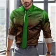 thumbnail image 3 of Camisa informal de gran tamaño para hombre, de negocios, de verano, primavera y otoño, con solapa, manga larga, 12 colores, S-5XL, envío rápido, 2024, camisa para hombre, 3 of 5