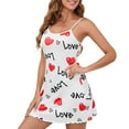 thumbnail image 2 of BILIKEYU Elegant Valentine's Day Robe for Women Plush Luxe Heart Trim, 2 of 4