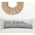 thumbnail image 2 of 35" White San Francisco Daylight Skyline Lumbar Decorative Pillow, 2 of 5