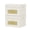 Beige, variant on 2-Pack Grey Storage Bins with Lids, Cube Organizer with Clear Window