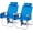 Blue, variant on PEXMOR 16" Backpack Beach Chairs Set of 2, 5-Position Lightweight Chair with Cooler Bag, Cup Holder & Towel Rack for Beach, Camping, Outdoor