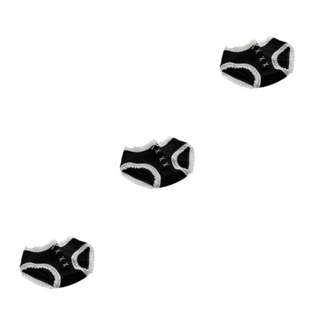 Jumpingount bragas de algodón mujer ropa interior de cintura baja piel amigable calzoncillos cómodos bowknot calzoncillos íntimos negro / Type1 NO1