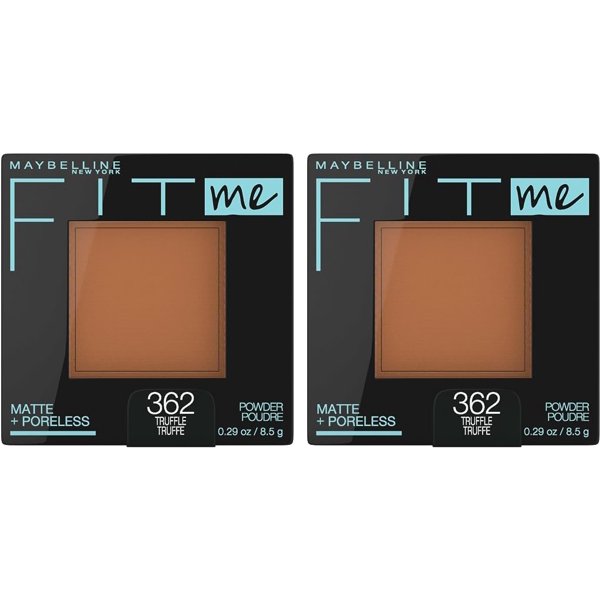 Polvo facial Maybelline Fit Me Matte + Poreless Truffle x2