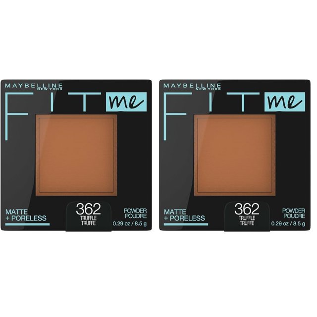Polvo facial Maybelline Fit Me Matte + Poreless Truffle x2
