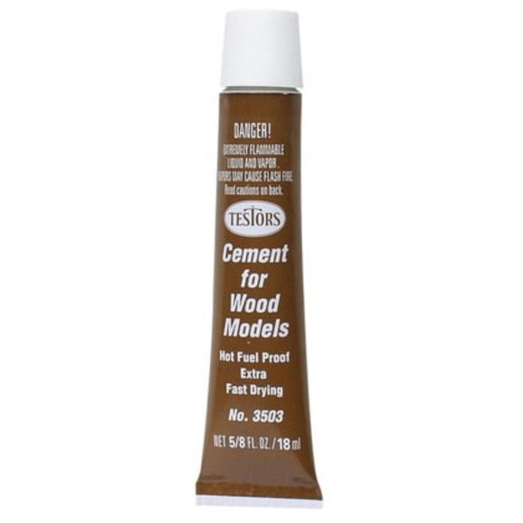 Fast Drying Wood Cement by Testors, Testors 3503 Cement for Wood Models Extra Fast Drying By Testor Corp