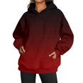 thumbnail image 1 of Mode Femmes Sweat-Shirts Décontractés à Col Rond Sweat-Shirts à Manches Longues Violet Foncé XXL, 1 of 5