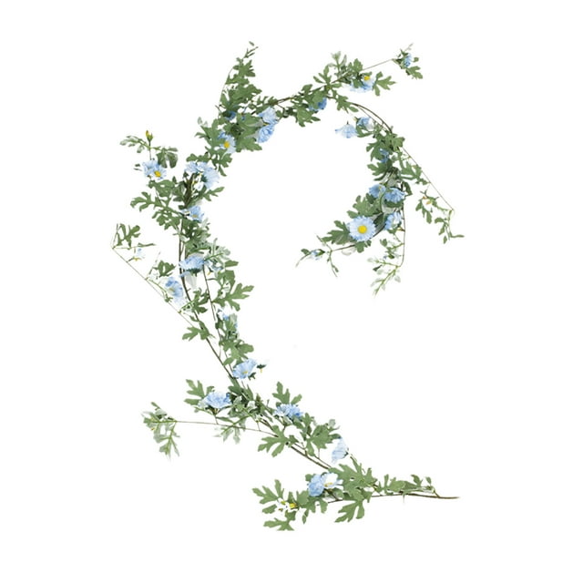 Flores Artificiales Advancent Guirnalda de Apariencia Realista Decoración del Hogar Azul
