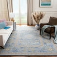 thumbnail image 2 of SAFAVIEH Micro-Loop Shanelle Floral Area Rug, Blue/Green, 9' x 12', 2 of 8