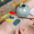thumbnail image 5 of Paleta de acrílico transparente grueso de 2 tamaños opcionales para colorear diversas pinturas artísticas, D, 5 of 5
