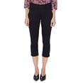 thumbnail image 1 of NYDJ Womens Solid Cropped Jeans negro 10x22 NYDJ Cropped, 1 of 1