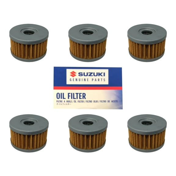 Suzuki Genuine OEM Oil Filter 16510-37450 - 6 Pack