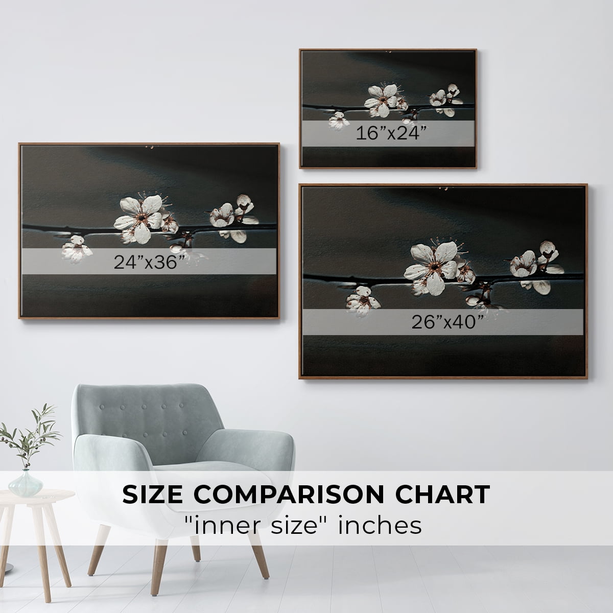 Vintage Botanical Print-XXXVIII By Wexford Home Framed in Walnut Wood Gallery Wrapped Canvas 25 in. x 37 in.