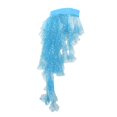 thumbnail image 3 of Bufanda de cadera Sunnimix Foxtail Gasa Lentejuelas Danza del Vientre Azul, 3 of 8