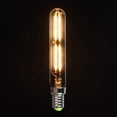 thumbnail image 4 of Laklulu Paquete de 2 bombillas LED de filamento E14 Edison T20 de 4 W, luz blanca cálida 2700 K, 4 of 5