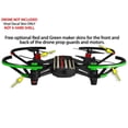 thumbnail image 3 of Skin Decal Wrap 2 Pack for DJI Ryze Tello Drone Painted Faded and Cracked Red Line USA American Flag DRONE NOT INCLUDED, 3 of 4