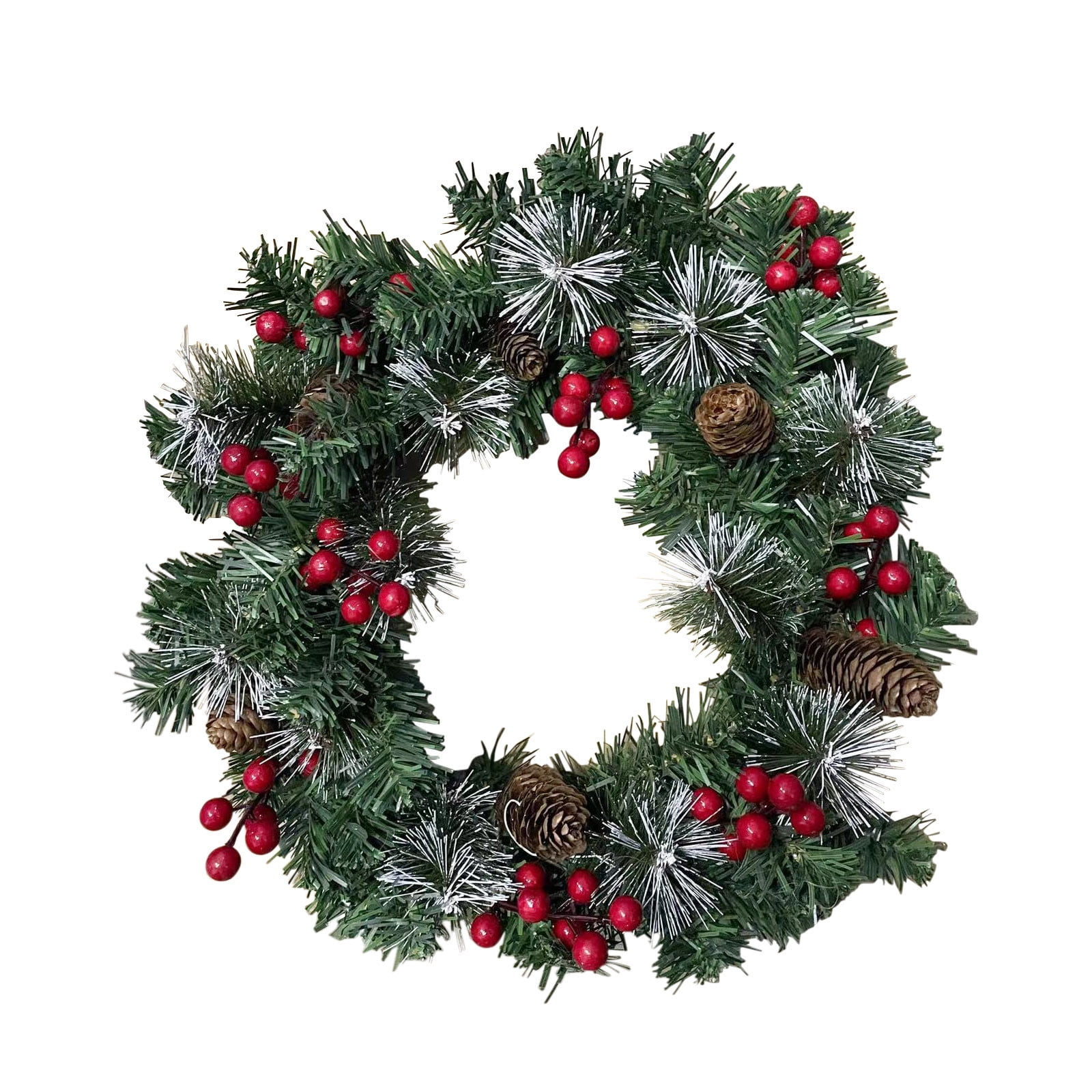 TAIAOJING Christmas Wreath Handmade Christmas Wreath With Front Door