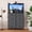 Dark Gray, variant on 42" Smart Dresser with 11 Fabric Drawers, Built-in Charging Station, RGB LED Lights, Anti-Tip Storage Cabinet for Bedroom & Living Room,Brown
