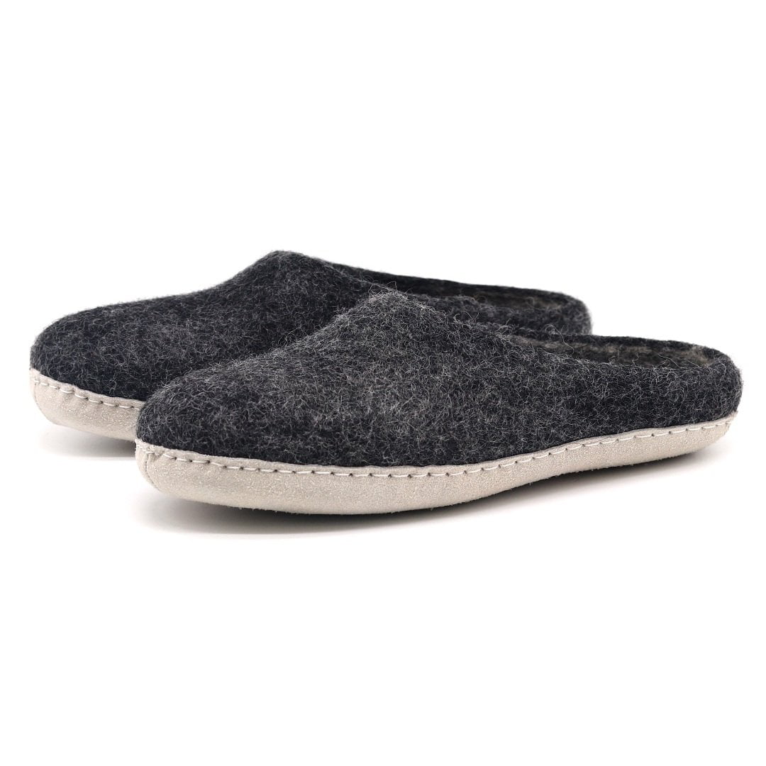 Lowul Frill Felted Wool Slippers Shoes Womens Shoes Slippers 