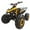 Yellow, variant on X-Pro Brand New Blast 125cc ATV with Automatic Transmission Reverse LED Headlights Big 19"/18" Tires