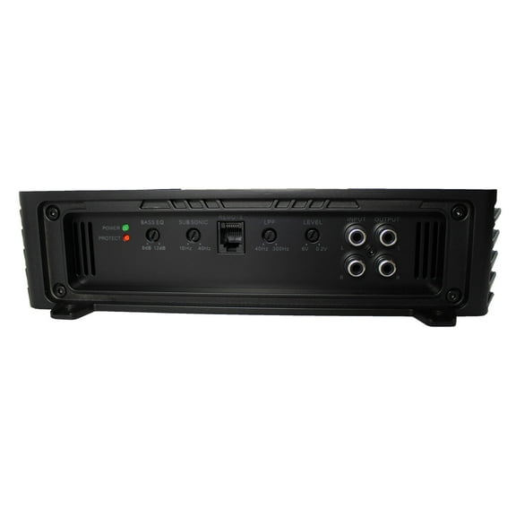 Alphasonik V1800.1D 1-CH Monoblock 3600W Class-D Amplifier w/ Remote Bass Knob