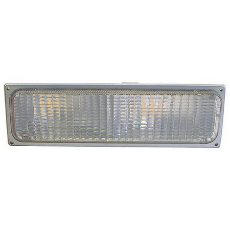 Go-Parts OE Replacement for 1990 - 1993 Chevrolet K2500 Parking Light Assembly / Lens Cover - Right (Passenger) Side 5975424 GM2521108 Replacement For Chevrolet K2500