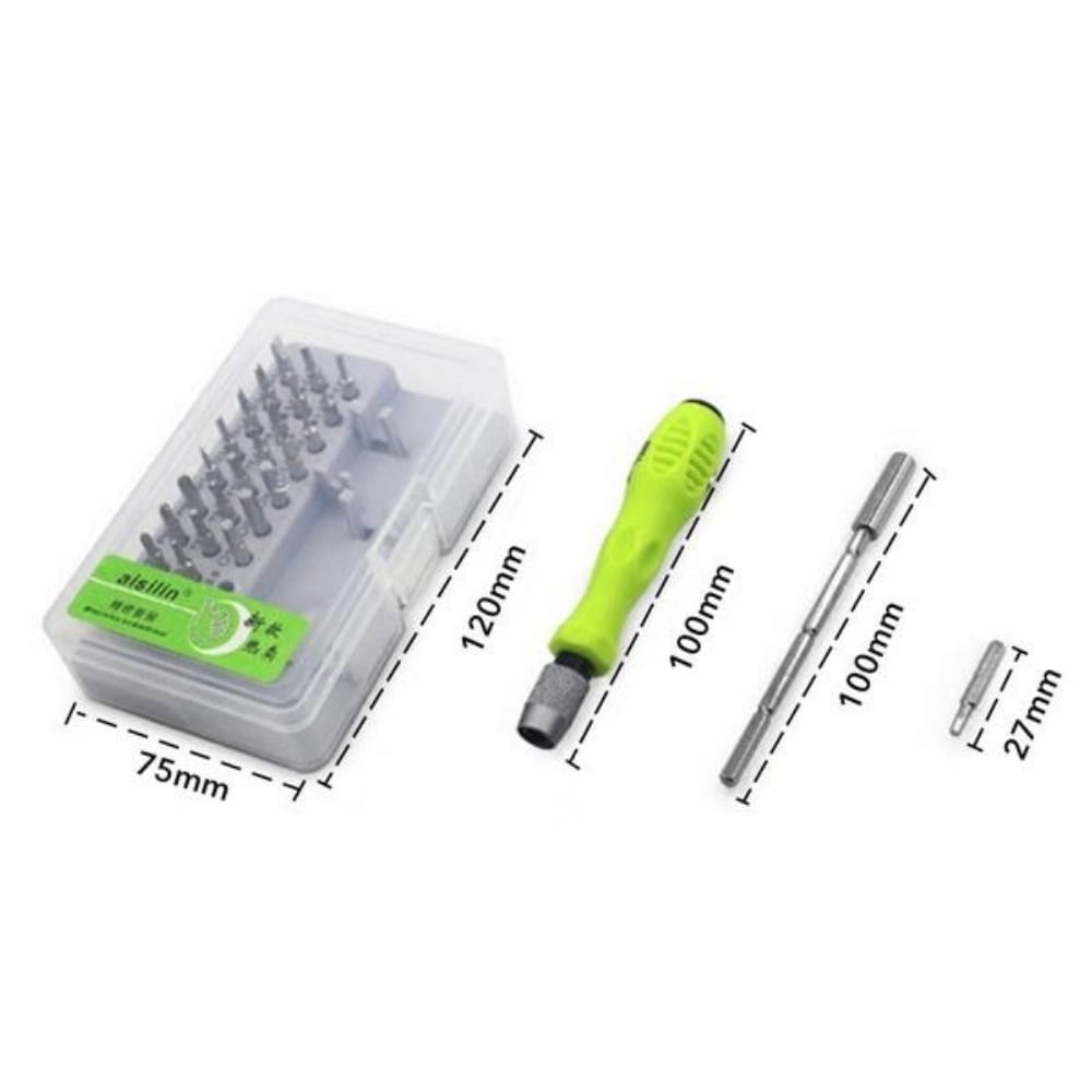 LigoWave 32-in-1 Screwdriver Set ,Multipurpose Disassemble Electronic Repair Tools, Portable Phone Repair,Green