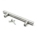 thumbnail image 5 of Cabinet Pulls Polished Chrome Kitchen Cabinet Handles, Round Tube T Bar Drawer Pulls Stainless Steel Cabinet Hardware, 5 of 6