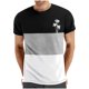 thumbnail image 1 of Mens Casual Pantalones Cortos Cuello Redondo Patchwork Impresión Suéter Blusa de Fitness, Camisetas para Hombre, 1 of 4