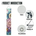 thumbnail image 6 of SEANATIVE Boho Mandala Flower Porch Banner Decor 2 PCS Hanging Banner Porch Flags Vertical Sign for Front Door Porch Home Yard Decor Holiday Farmhouse 70.9x12.6 Inch, 6 of 7