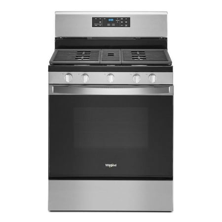 WHIRLPOOL 5.0 cu. ft. Whirlpool(R) gas range with center oval burner WFG525S0JS
