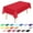 Red, variant on 10 Pack Premium Disposable Plastic Tablecloth 54" X 108" Rectangle Table Cover for Birthdays Weddings Christmas Anniversary Buffet Table,Red