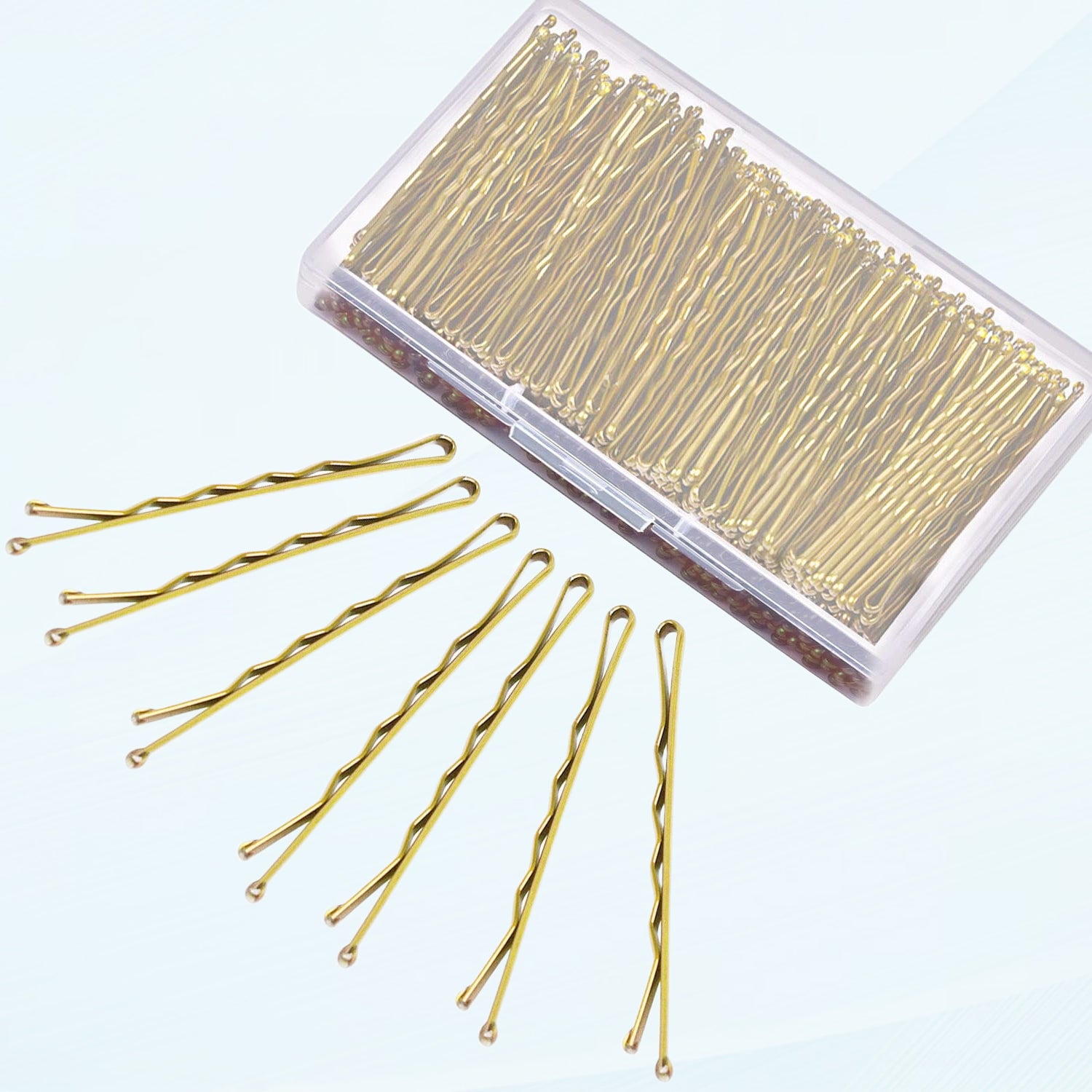 Confezione Da 40 Forcine Bob Jumbo Color Bronzo - Misura 2 3/4 Pollici, Per Tutti I Tipi Di Capelli