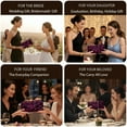 thumbnail image 6 of FOR U DESIGNS Lip Love Clutch Purses for Women Lightweight Wedding Purses Multifunctional Handbags for Women Valentine's Day Decoration with Detachable Chain, 6 of 9