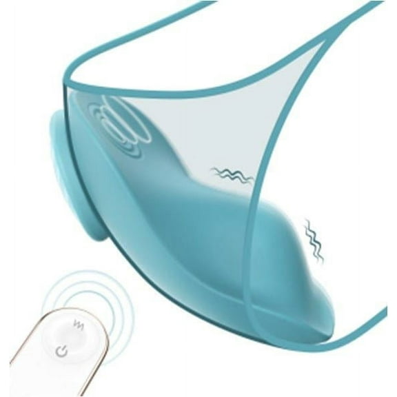 On-The-Go Panty Vibe - Discreet & Travel-Sized Toy for Erotic Play | 9 Vibration Modes | Remote Control | Quiet & Powerful | Clitoral & Vulva Stimulation | Menstrual Symptom Relief | Solo & Couples