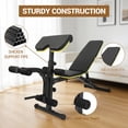 thumbnail image 3 of Adjustable Weight Bench,Full Body Workout Multi-Purpose Foldable Exercise Workout Bench,Weight Capacity 396 Lbs for Home Gym Incline Decline, 3 of 6