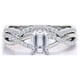 thumbnail image 3 of JeenMata Conjunto Nupcial de Moissanita de Corte Esmeralda de 1 Quilate - Conjunto Nupcial - Anillo Clásico - Anillo de Tres Piedras - Oro Blanco de 18 K sobre Plata, 3 of 6