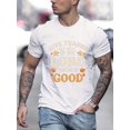 thumbnail image 2 of Give Thanks To The Lord Print T Shirt, Tees For Men, Casual Short Sleeve T-shirt For Summer, 2 of 15