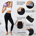 thumbnail image 3 of Sauna Sweat Pants for Women High Waist Trainer Thermo Workout Corset Leggings Exercise Body Shaper Sauna Suits, 3 of 6