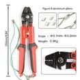 thumbnail image 5 of Fishing Crimping Pliers Hand Crimper Wire Cutters Fishing Leader Crimping Tool Crimp Sleeve Pliers for Garden Fishing, 5 of 6