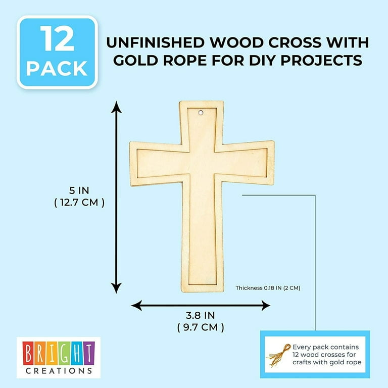 Wooden crosses 2024 for crafts