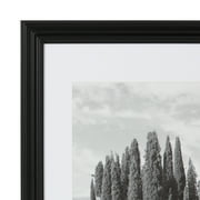 Mainstays 11x14 Picture Frame with Black Matte for 8x10 Photos Traditional Gallery Wall Frame