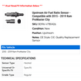 thumbnail image 2 of Upstream Air Fuel Ratio Sensor - Compatible with 2015 - 2019 Ram ProMaster City 2016 2017 2018, 2 of 2