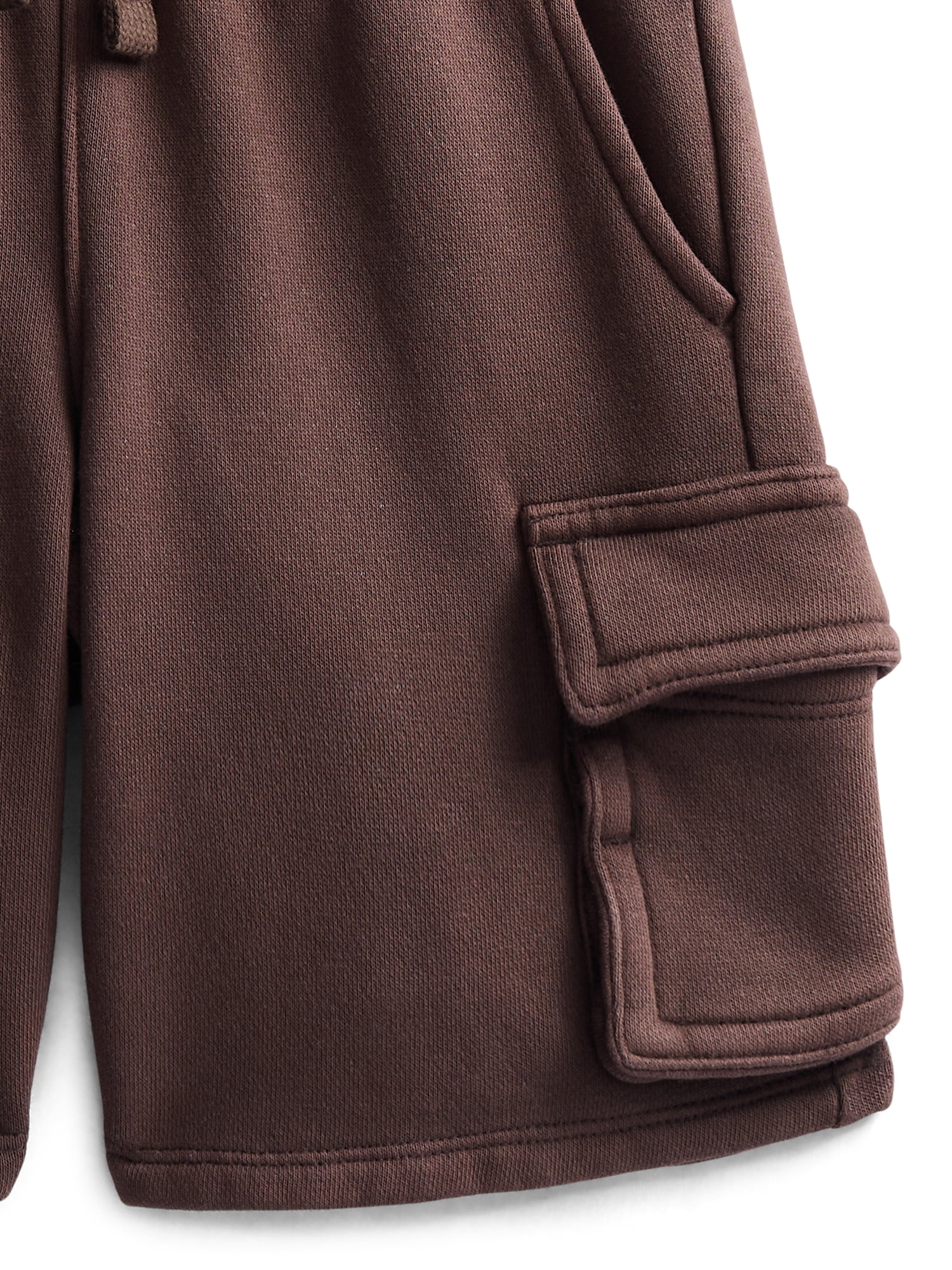 Wonder Nation Boys Fleece Cargo Shorts, Sizes 4-18