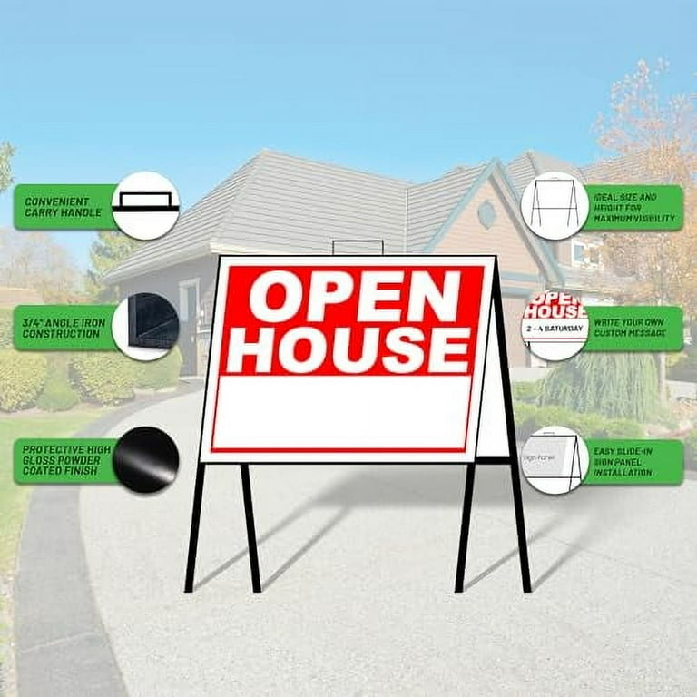 justsignframes Open House Sign Kit for Real Estate – Highly