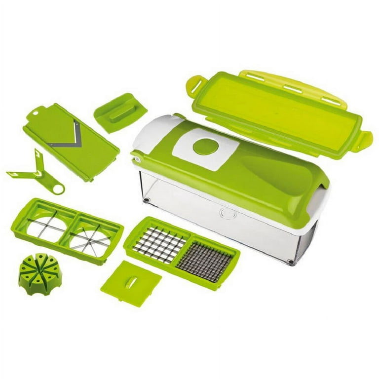 Genius Nicer Dicer Smart | 9 Pieces | Cutting | Dicing | Slicing | Peel |  Storage | Fruit and Vegetable Slicer | 22.2 x 10 x 8.19999999999993 cm