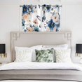 thumbnail image 3 of Vintage Blue Floral Kitchen Curtains Window Panels, Farmhouse Watercolor Flower Butterflies Insulated Window Treatment Curtain, Grommet Curtains for Bedroom/Living Room/Bathroom, 2 Piece 42"Wx54"L, 3 of 8