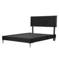 thumbnail image 3 of Box Base cama Slim King Size + Cabecera Bilbao Negro, 3 of 5