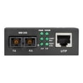 thumbnail image 4 of Black Box Pure Networking Copper to Fiber Media Converter Multimode SC 1000-Mbps 850-nm 500-m to RJ45 10/100/1000-Mbps - Fiber media converter - 1GbE - 10Base-T, 1000Base-FX, 1000Base-TX, 100Base-TX - RJ-45 / SC multi-mode - up to 1800 ft - 850 nm, 4 of 5