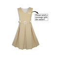 thumbnail image 1 of Girls Dress Back School Customized Gift School Uniform Beige 8 Years, 1 of 7